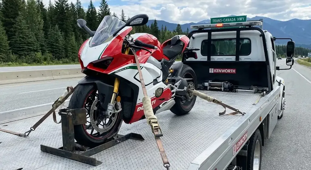 Kansas City motorcycle tow truck service